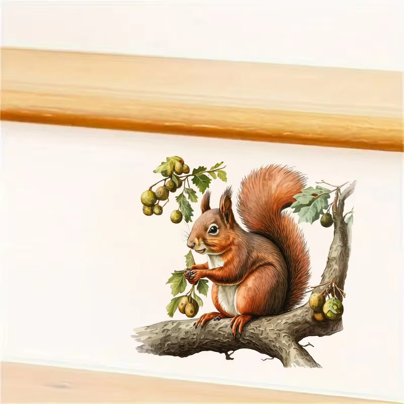 Simpatici scoiattolo adesivi m - Pvc Panel Background recensione e prezzo